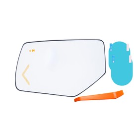 EAP Driver Side Mirror Glass Compatible with Tahoe, Yukon, Escalade, Suburban 2015-2020, Heated with Blind Spot with Turn Signal Without Auto Dimming 22753635 GM1324152