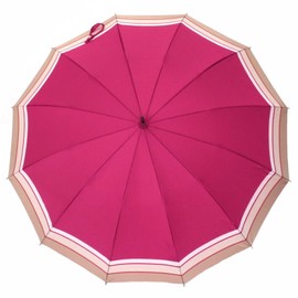 (Mt-scgb-l umbrella) Makita Shoten, Long Umbrella, SCENE Grand Border, Elegant Color Switching to Expressing the Natural Scenery of Yamanashi, Big Border, Magenta
