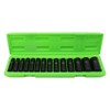 GRIP 73560 1/2-Inch MM Deep Impact Socket Set, Black Oxide,