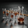 Cordial Glasses,1 OZ Lead-Free Limoncello Glasses, Clear Aperitif Glasses Set