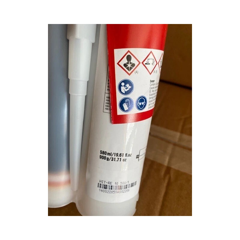 HILTI HIT-RE 10 EPOXY ANCHOR, 580ml / 19.61 fl oz,