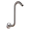 OFFO Shower Head Extension Arm 25.4cm(10 in), Brushed Nickel S
