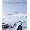Flaconi Car Windshield Cover,Windshield Cover,Windshield Cover for Ice and Snow,Car