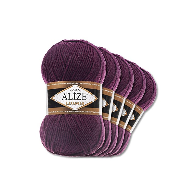 Alize 5 x 100 g Lanagold Wool | 53 Selection