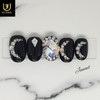 Moon Knight Handmade Nail Tips - Short C Curve Coffin