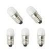 10pcs E10 LED Bulbs 12V Cool White E10 Miniature Screw