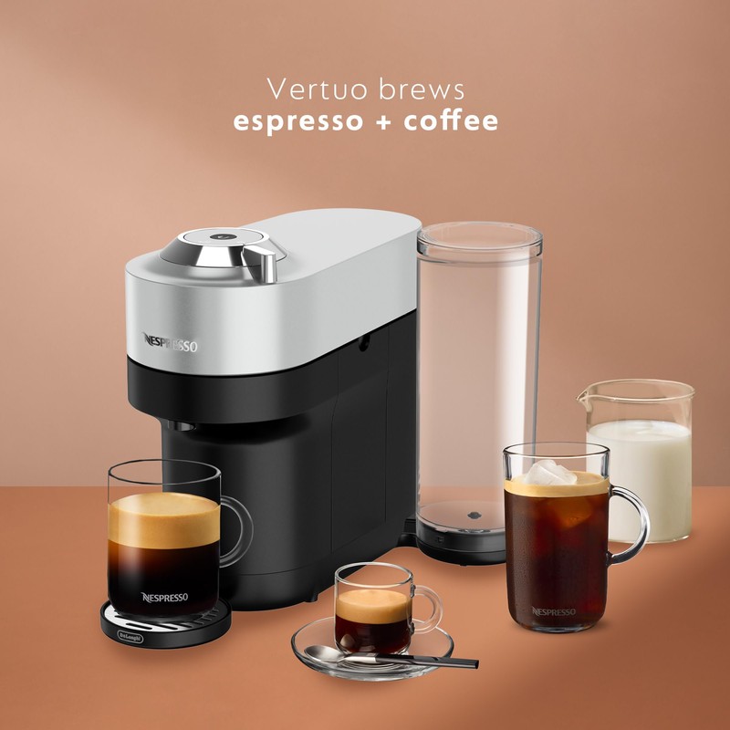 Nespresso Vertuo Pop+ Deluxe Coffee and Espresso Machine by De'Longhi,