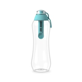 DAFI Water Bottle with Filter 0.3 L Turquoise - BPA-Free Water Bottle with Water Filter, Sports Bottle with Filtered Water for Travel, Filter Bottle Outdoor + Activated Carbon Filter Water Bottle