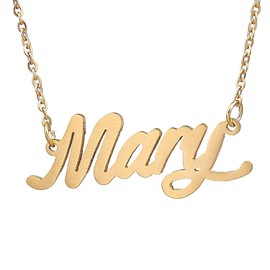 HUAN XUN I Love You Mom Daughter Necklace Sister Necklace 16", Stainless Steel, na