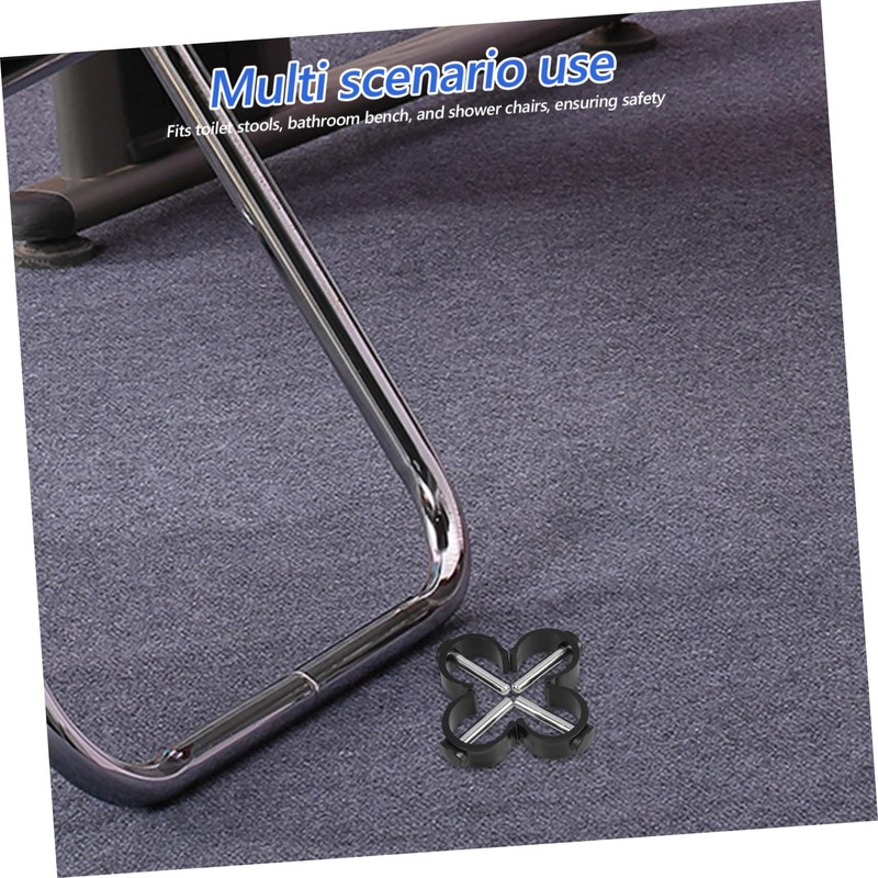 GRIRIW 4 Pcs Latch Clamp for Walking Sticks Adjustable Replacement