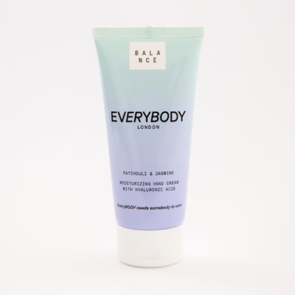 EVERYBODY LONDON Balance Handcreme, Patchouli & Jasmin Duft, mit Hyaluronsäure