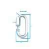 2 pieces chain link 9 mm chain link DIN 5299