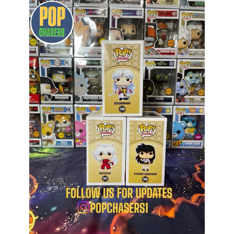 Funko POP! Animation: Inuyasha - Inuyasha, Kagome, & Sesshomaru Set