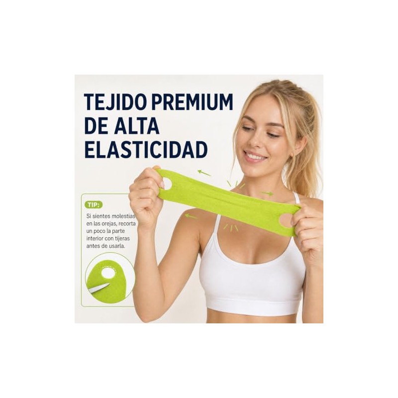 Mascarilla Lifting V-Line para Papada, Reafirmante Hidratante, 4 Piezas