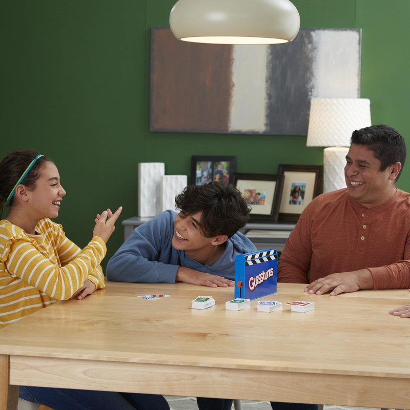Hasbro Gaming Guesstures Game, Charades Game for 4 or More