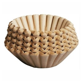 Extra Large Coffee Filters 12, 13, 14, 15, 16 Cup Basket for Commercial, Domestic Coffee Maker Extra High Extra Wide, Anti ground, Flattened Diameter 9.75" (200)