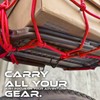 ONIPAX 15"x 15" High Elastic Bungee Cargo Net with 6