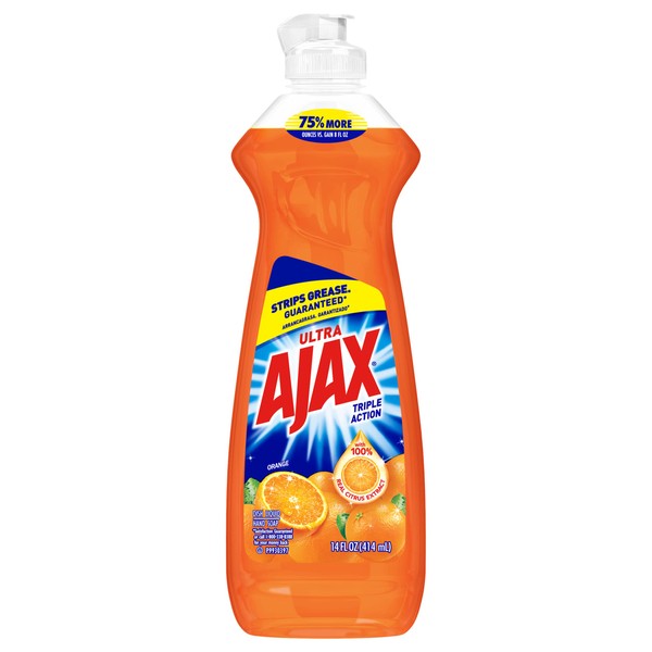 Ajax Triple Action Orange(414ml) (Pack of 3)