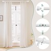 White Curtain Rods for Windows 72 to 144 Inch(6-12ft), 1