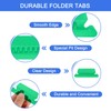 uxcell Hanging File Folder Tabs, 2 Inch File Folder Tabs