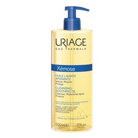 URIAGE XEMOSE Gel de ducha para piel seca, con tendencia atpica I Calma para un confort duradero. Gel en aceite espumoso, suave y nutritivo I Cara y  