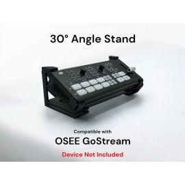 Iron Prints Angled Stand for Osee GoStream Deck - Easy Install, Snug Fit, Non-slip Feet - White