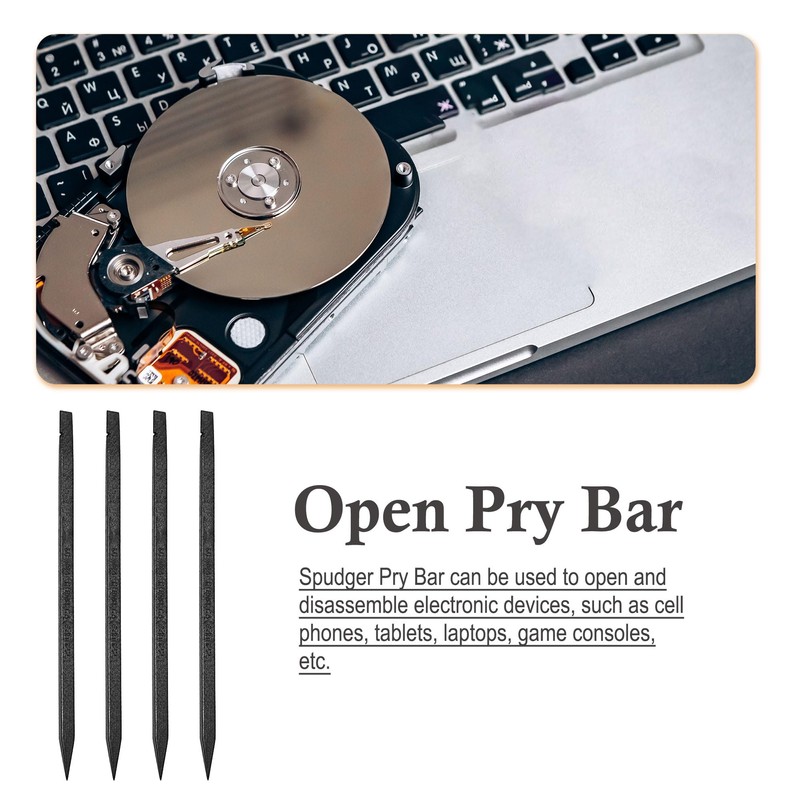sourcing map 4 Pcs Plastic Spudger Tool, Reusable Spludger Pointed