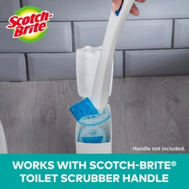 Scotch Brite Toilet Scrubber Refill Value Pack 2 Boxes of 10 Each Click N Flip