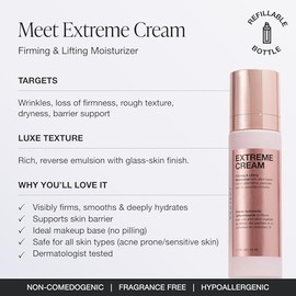 Innbeauty Project-Crema hidratante reafirmante y reafirmante antienvejecimiento Extreme Cream de 1,7 oz