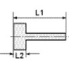 Screw-on hose nozzle, G 3/4 i, for hose LW 13
