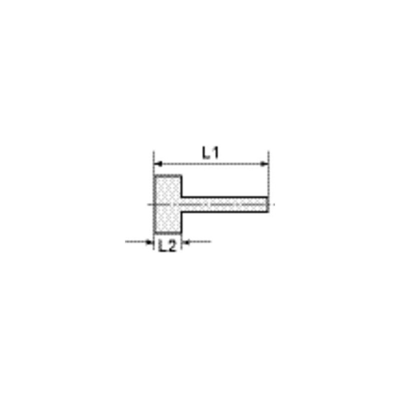 Screw-on hose nozzle, G 3/4 i, for hose LW 13