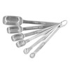 6PCS Rectangle Measuring Spoon Set Stainless Steel Accurate Clear Marking