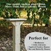 Outdoor Little Library Mount Stable Wood Book Storage Box Bracket,
