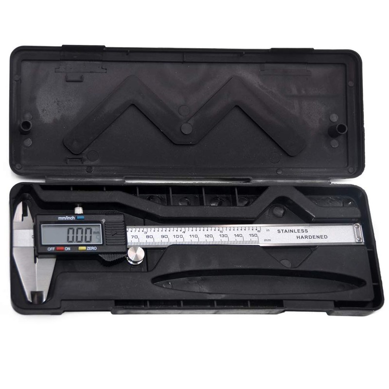 Oudtinz Electronic Digital Caliper Stainless Steel Body with Large LCD