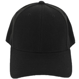 DECKY Fitted Cap, Black, 7 1/4