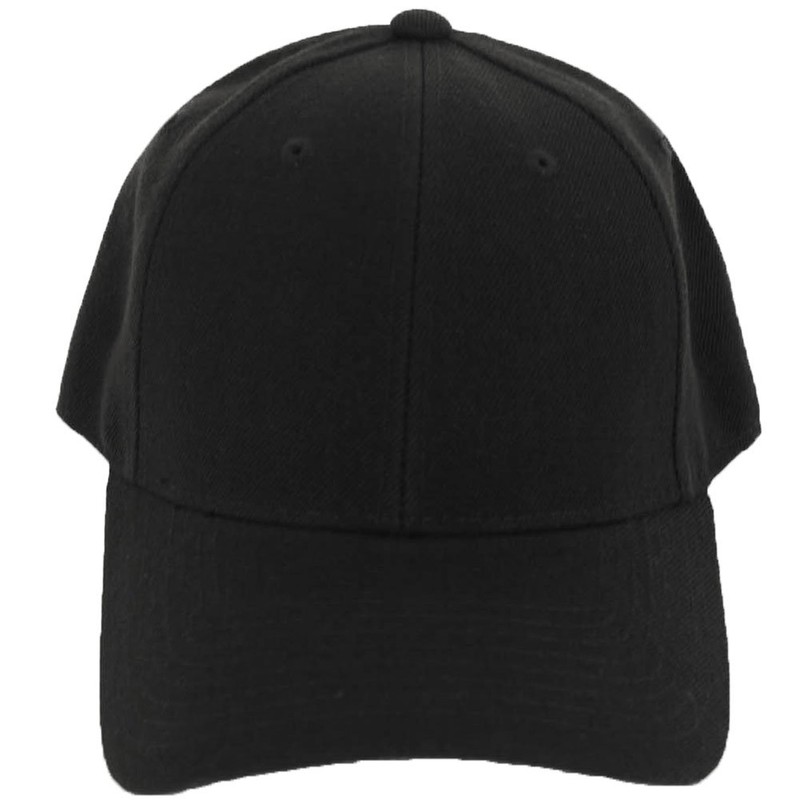 DECKY Fitted Cap, Black, 7 1/4