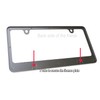 Germany 3D Metal Black License Plate Frame (German Flag)