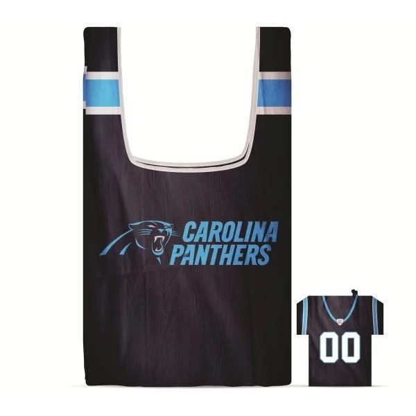 Carolina Panthers Bag in a Pouch Reusable Shopping Bag