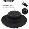 OZERO Sun Hat for Women Men: Wide Brim Packable Boonie