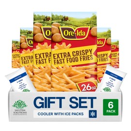 Salutem Vita – Gluten-Free Extra Crispy Fast Food Fries, Gift Set, 26 oz – Pack of 6