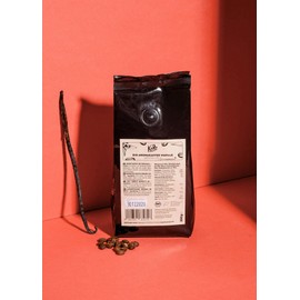 KoRo - Bio Kaffee Vanille 250 g - Hochwertiger Röstkaffee gemahlen aus 100 % Arabica Bohnen mit feinem Vanille-Aroma ohne künstliche Aromen