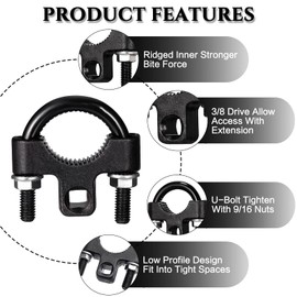 OKSTENCK Werkzeug zum Entfernen und Entfernen von inneren Spurstangen, 0,95 cm (3/8 Zoll), niedriges Profil, Werkzeug zum Entfernen von Spurstangenköpfen
