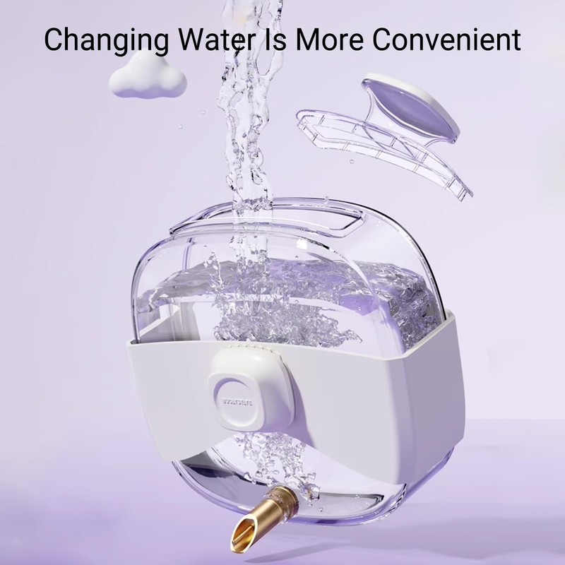 AIMALL Parrot Drinking Bottle 450ml Automatic Bird Feeder Transparent Water