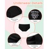INNERSY Girls Cotton Underwear Teen Comfortable Panties Size 8-16 Briefs