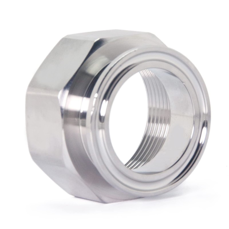 QiiMii SS304 Tri Clamp Female Adapter Mini Tri Clamp 1.5”