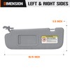 Left & Right Sun Visor for 2011-2015 Hyundai Elantra (NOT
