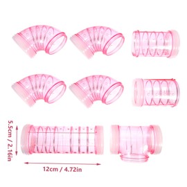 Gatuida 1 Set Plastic Rat Cage Tube Expandable Guinea Pig Maze Connector for Hamster Habitat Easy to Install Durable for Pets Convenient Accessory for Pet Owners