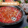 Kichvoe Stainless Steel Slotted Cooking Spoon - 2-in-1 Oil Strainer