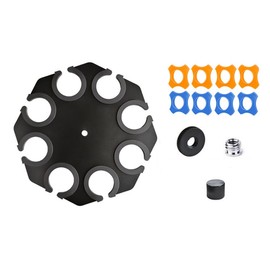 Peakloong Microphone Holder Mic Stand Tray Multi Mic Holder Shock Mount Microphone Clip -8P