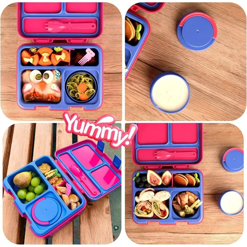 Genteen Lonchera Con Taza De Comida Aprueba De Fugas